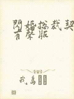 闪婚总裁契约妻有声版