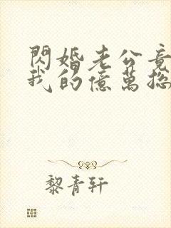 闪婚老公竟然是我的亿万总裁小说