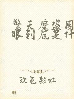 惊天魔盗团2天眼到底是什么封面