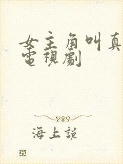 女主角叫真真的电视剧封面