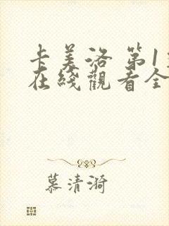 卡美洛 第1季在线观看全集免费播放封面