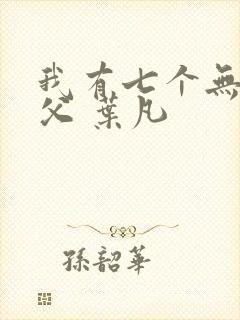 我有七个无敌师父 叶凡