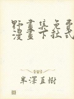 野画集免费阅读漫画下拉式完整版