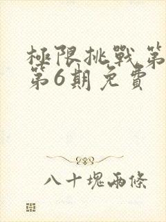 极限挑战第4季第6期免费