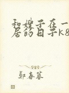 和嫂子在一起同居的日子k8封面