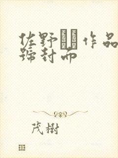 佐野なつ作品番号封面