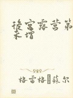 后宫露营第一季未增封面