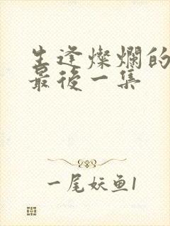 生逢灿烂的日子最后一集