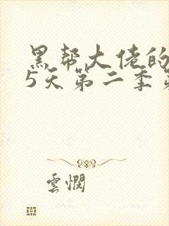 黑帮大佬的365天第二季第二集