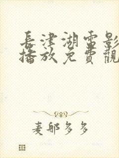 长津湖电影在线播放免费观看封面