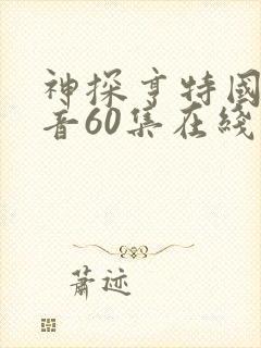 神探亨特国语配音60集在线观看