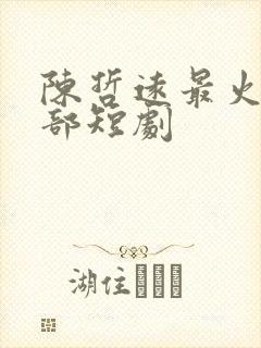 陈哲远最火的十部短剧