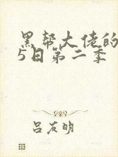 黑帮大佬的365日第二季