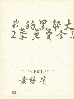 我的黑帮大佬第2季免费全集