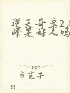 逆天奇案2唐冠峰是好人吗