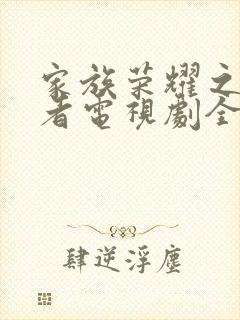 家族荣耀之继承者电视剧全集在线观看免费