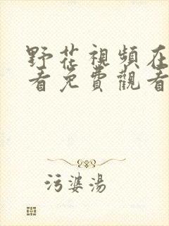 野花视频在线观看免费观看免费91