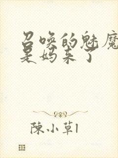 召唤的魅魔结果是妈来了封面