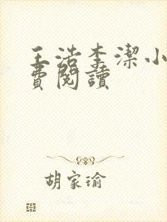 王浩李洁小说免费阅读封面