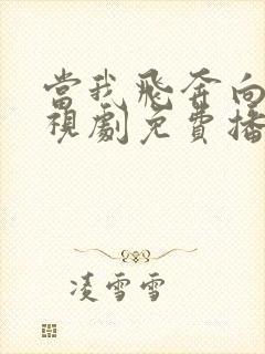 当我飞奔向你电视剧免费播放在线