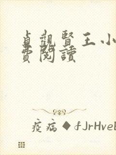 贞观贤王小说免费阅读封面