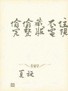 偷偷藏不住免费完整版电视剧全集