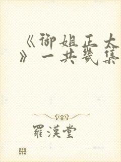 《御姐正太御姐》一共几集封面