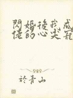 闪婚后我成了大佬的心尖宠