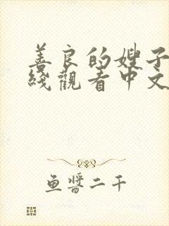 善良的嫂子2在线观看中文字幕封面