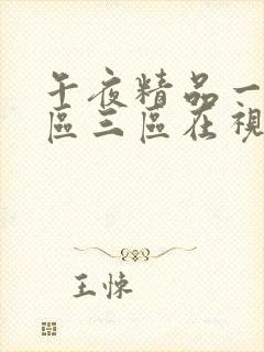 午夜精品一区二区三区在视封面