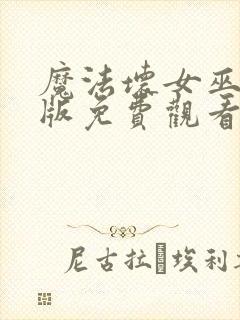 魔法坏女巫国语版免费观看封面