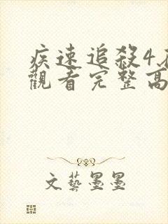 疾速追杀4在线观看完整高清