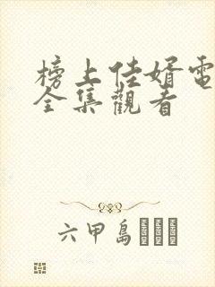 榜上佳婿电视剧全集观看