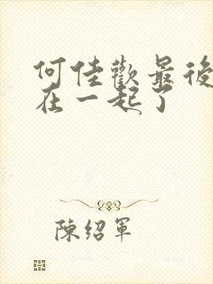 何佳欢最后和谁在一起了