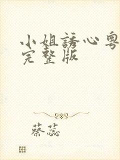 小姐诱心粤语版完整版