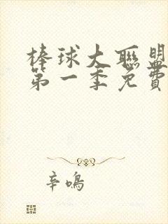 棒球大联盟动漫第一季免费观看