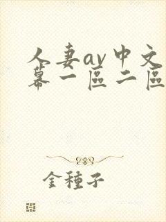人妻av中文字幕一区二区