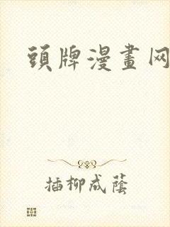 头牌漫画网免费