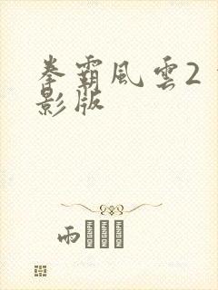 拳霸风云2 电影版