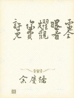 许你耀眼电视剧免费观看全集封面