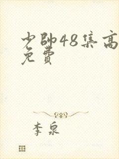 少帅48集高清免费封面