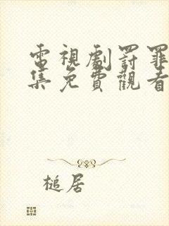 电视剧罚罪40集免费观看全集