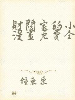 财阀家的小儿子漫画免费全集