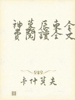 神墓辰东全文免费阅读全文