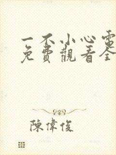 一不小心电视剧免费观看全集