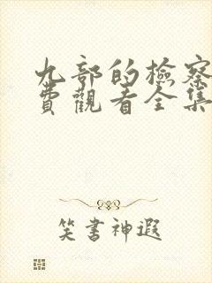 九部的检察官免费观看全集13集