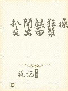 扒开腿狂操女人爽出白浆