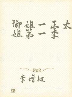 御姐一正太—御姐第一季