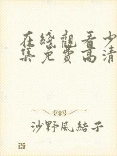 在线观看少帅全集免费高清