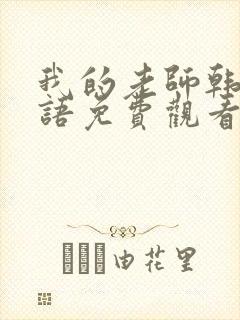 我的老师韩剧国语免费观看